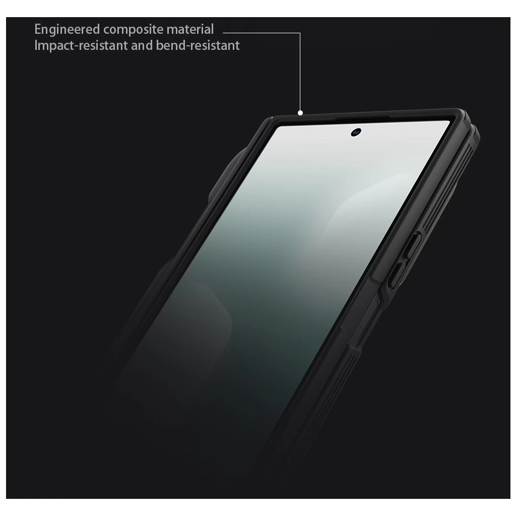 Nillkin CamShield Prop Pen Slot (Transparent Lens) tok Samsung Galaxy Z Fold 7 készülékhez fekete