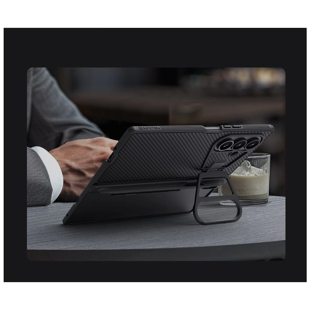 Nillkin CamShield Prop Pen Slot (Transparent Lens) tok Samsung Galaxy Z Fold 7 készülékhez fekete