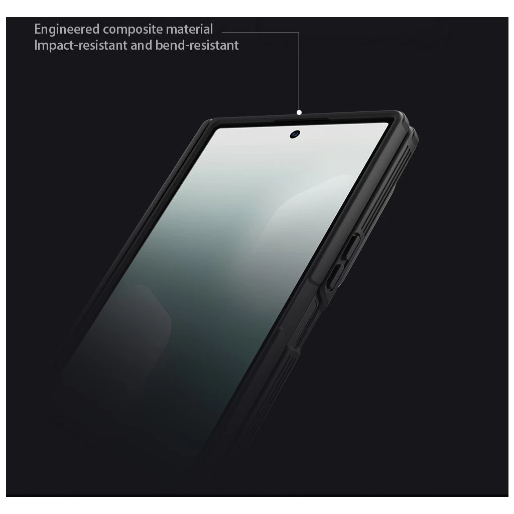 Nillkin CamShield Prop Magnetic (Transparent Lens) tok Samsung Galaxy Z Fold 7 készülékhez fekete