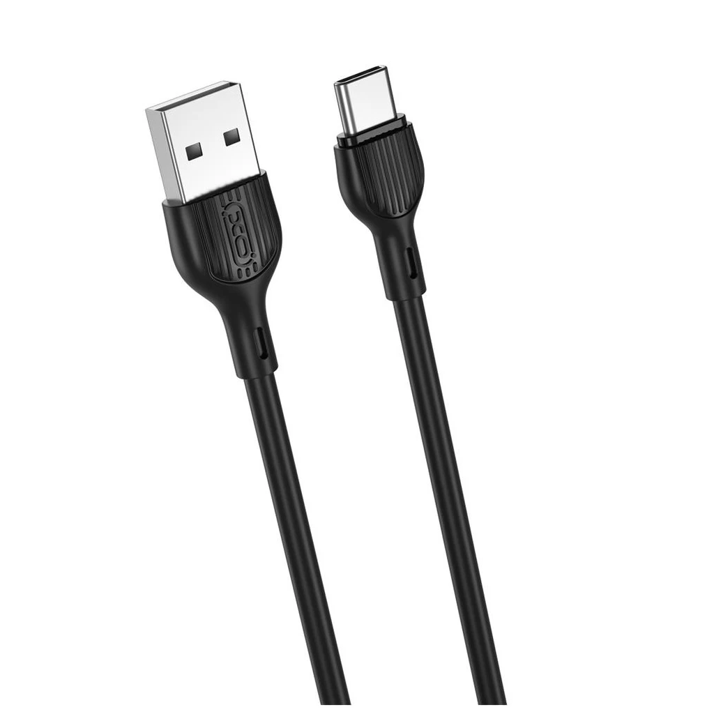 XO NB200 kábel USB-A / USB-C 1M 2.1A Fekete