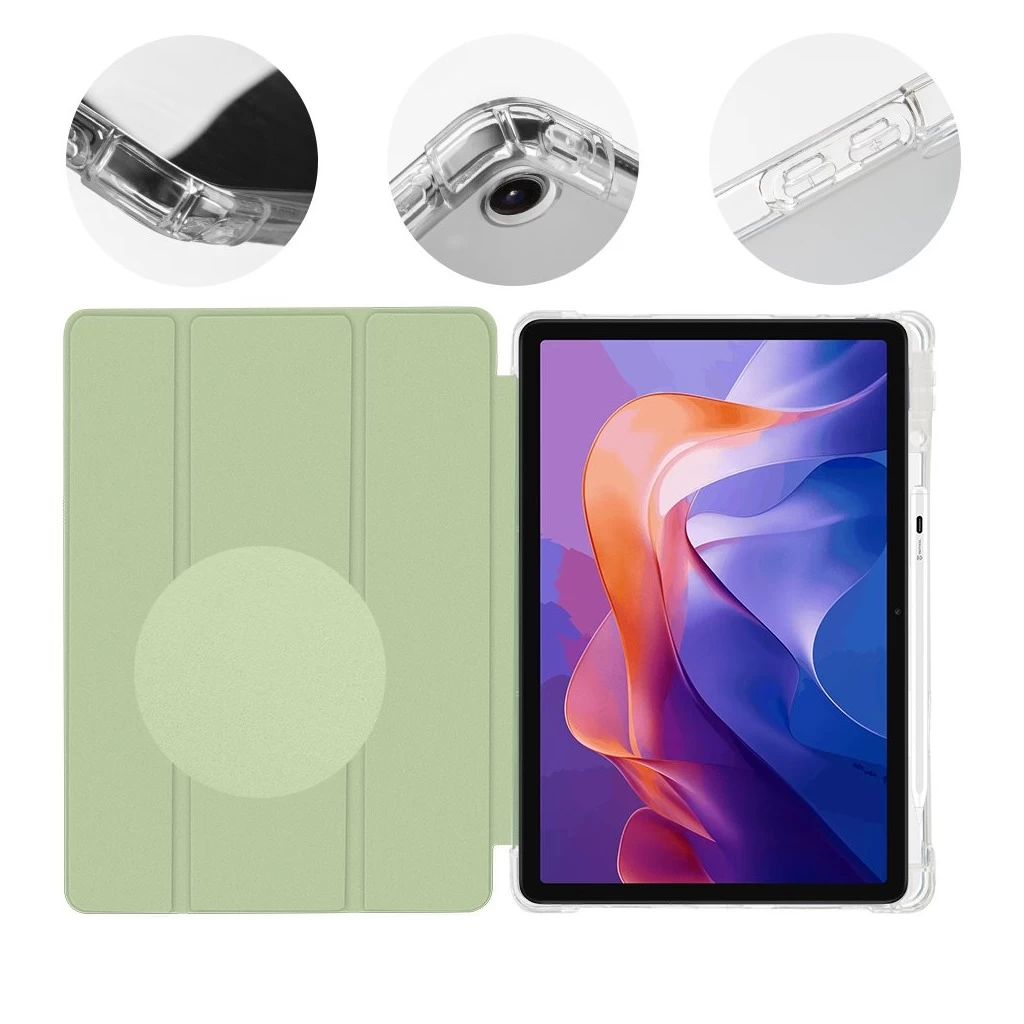 OBAL:ME MistyTab tok Xiaomi Redmi Pad 2 készülékhez világos zöld