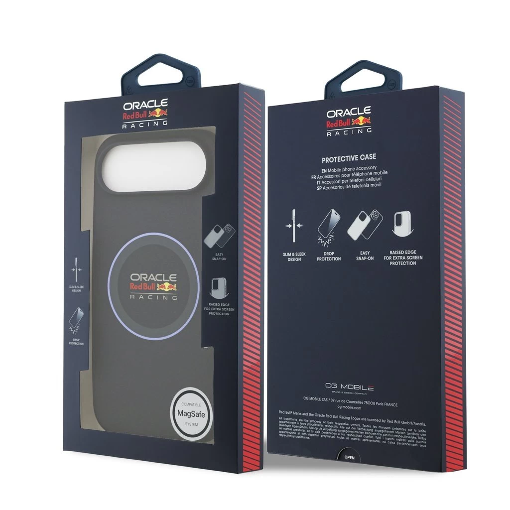 Red Bull Silicone Blue Ring MagSafe tok iPhone 17 Air készülékhez tengerészkék