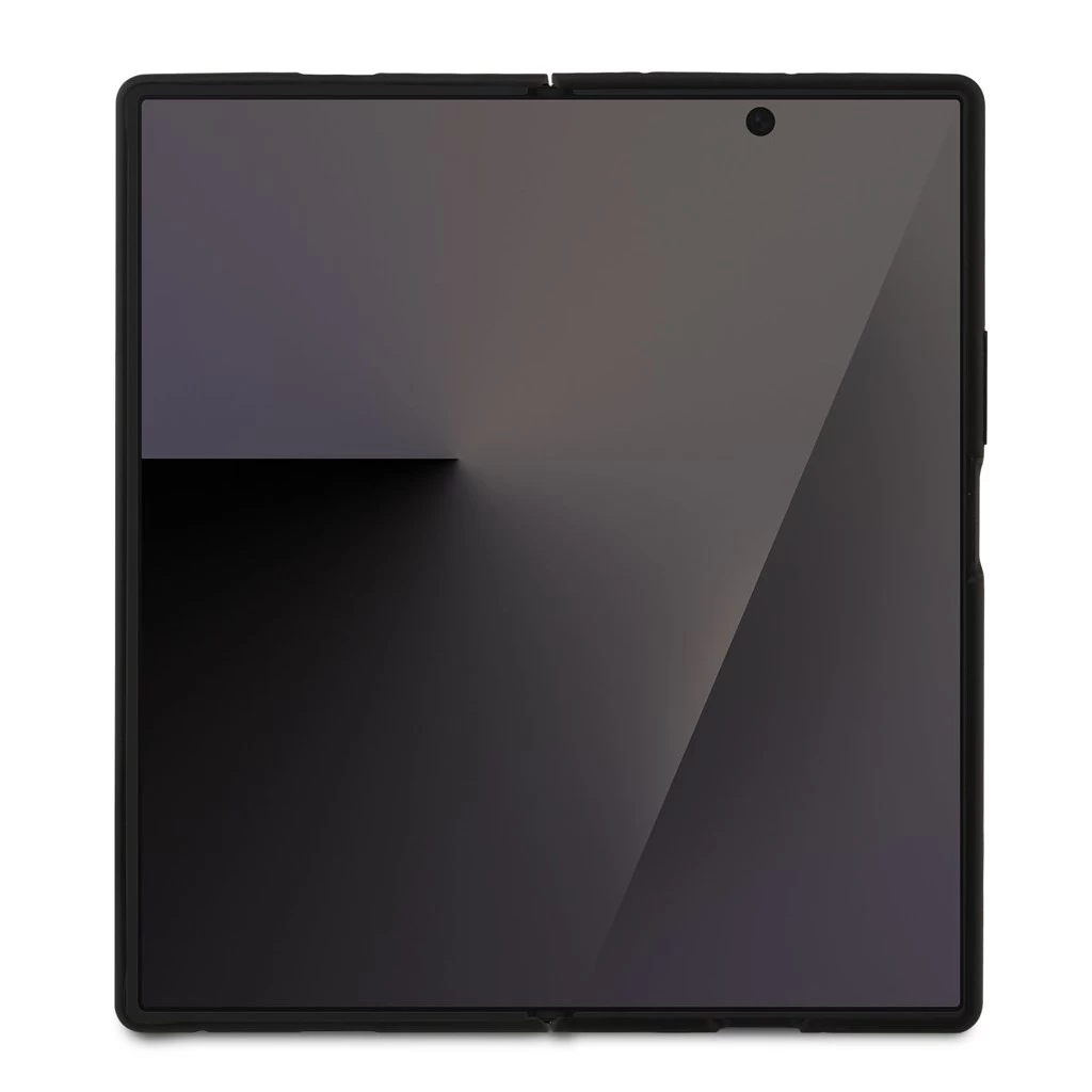 Karl Lagerfeld PU Karl and Choupette Heads Magnetic tok Samsung Galaxy Z Fold 7 készülékhez fekete