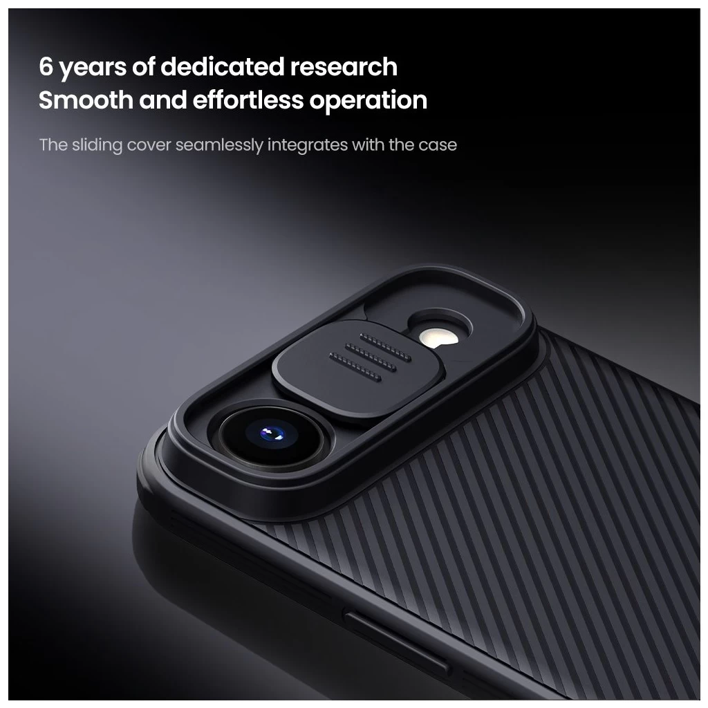 Nillkin CamShield PRO mágneses kemény tok Apple iPhone 17 készülékhez fekete