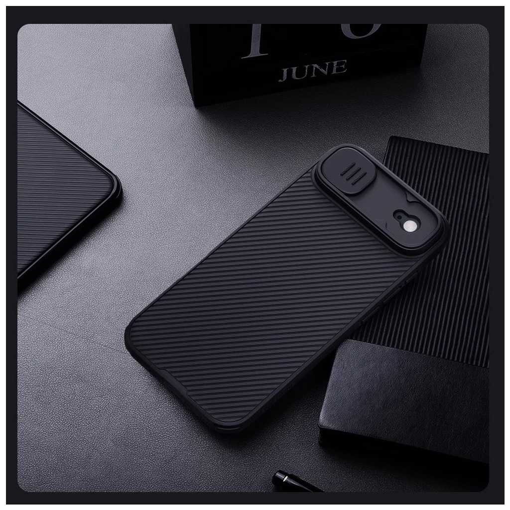 Nillkin CamShield PRO mágneses kemény tok Apple iPhone 17 készülékhez fekete