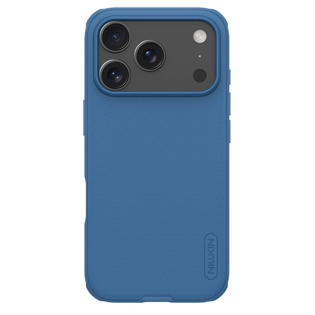 Nillkin Super Frosted PRO hátsó tok Apple iPhone 17 Pro készülékhez kék