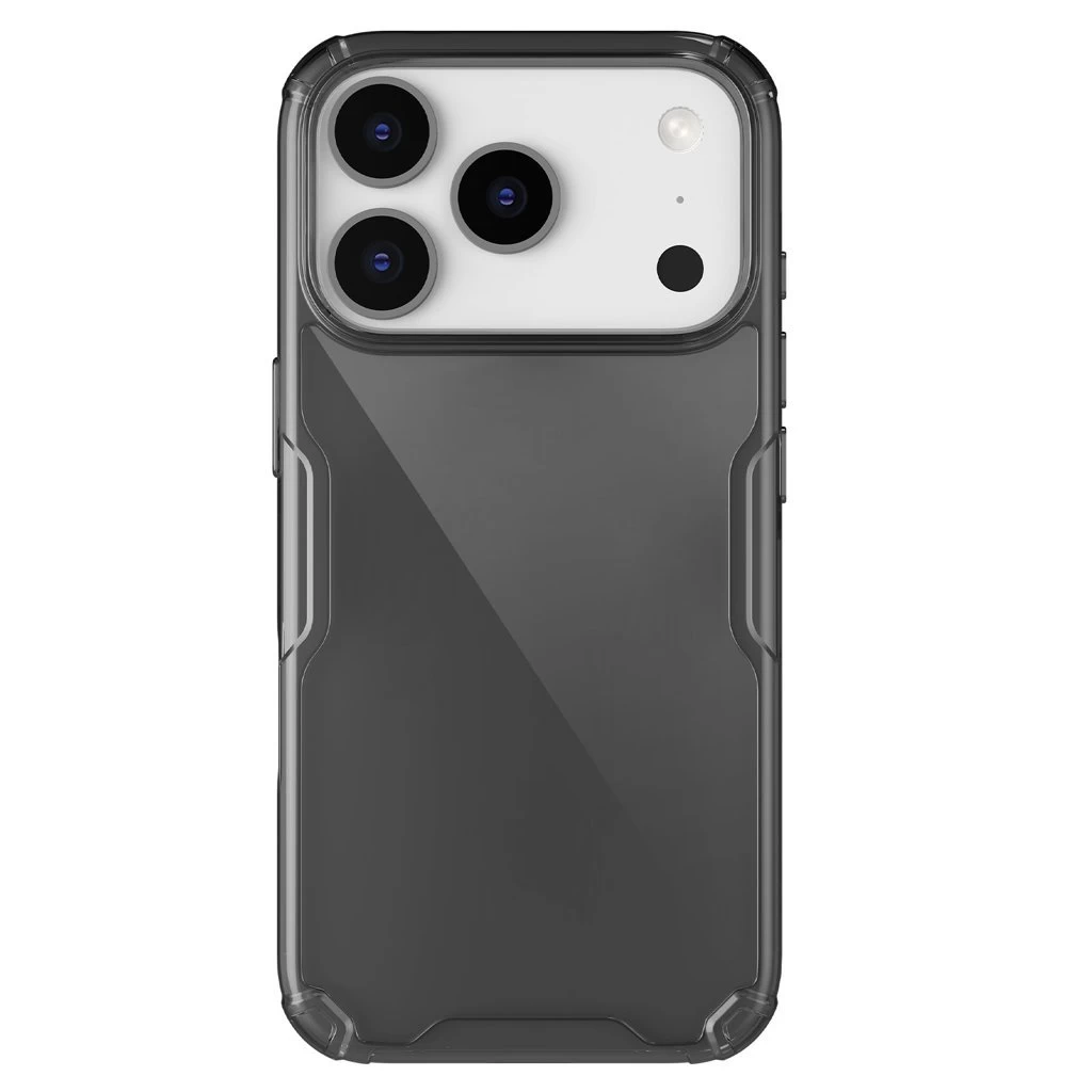 Nillkin Nature TPU PRO tok Apple iPhone 17 Pro készülékhez átlátszó fekete