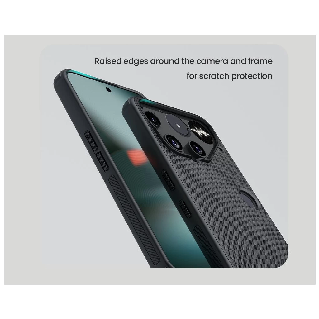 Nillkin Super Frosted PRO háttaltok Nothing Phone 3 készülékhez fekete