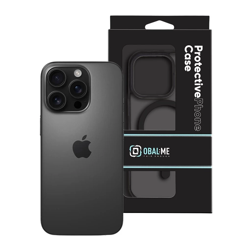 OBAL:ME MagNetix Outline tok Apple iPhone 16 Pro készülékhez fekete