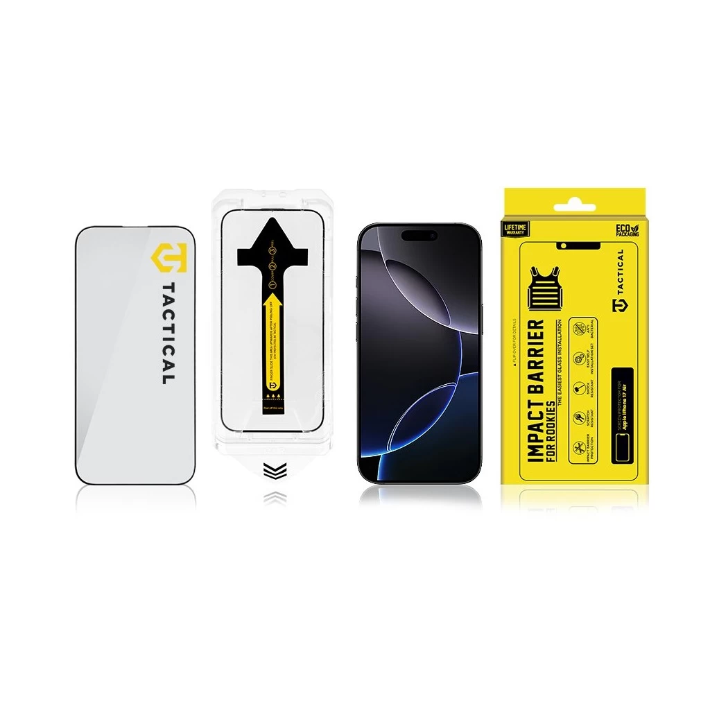 Tactical Impact Barrier for Rookies kijelzővédő Apple iPhone 17 Air készülékhez