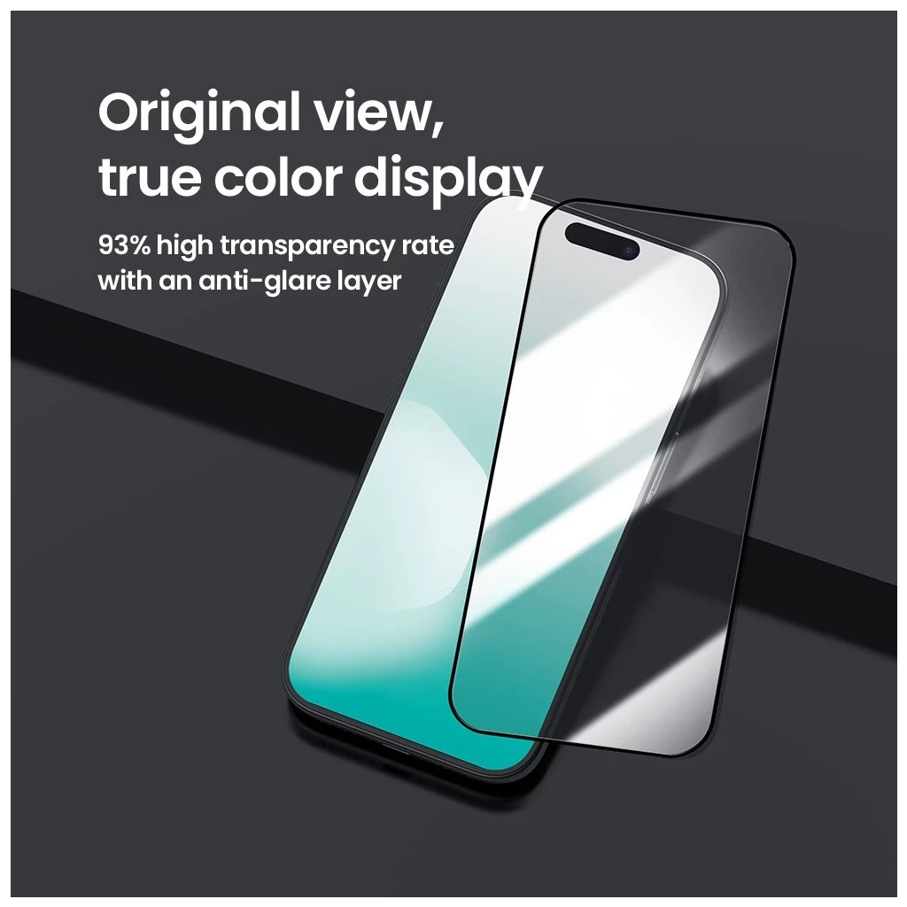 Nillkin edzett üveg 2.5D CP+ PRO Apple iPhone 17 készülékhez fekete (alkalmazóval)