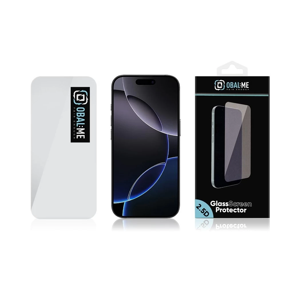 OBAL:ME 2.5D üveg kijelzővédő Apple iPhone 17 Air készülékhez, átlátszó