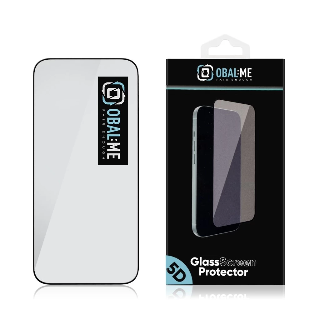 OBAL:ME 5D üvegfólia Apple iPhone 17 Pro Max készülékhez fekete