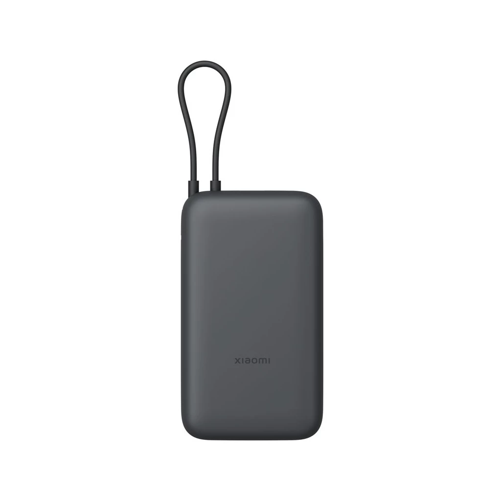 Xiaomi powerbank 22.5W 20000mAh integrált USB-C kábellel sötétszürke Xiaomi powerbank 22.5W 20000mAh integrált USB-C kábellel sötétszürke