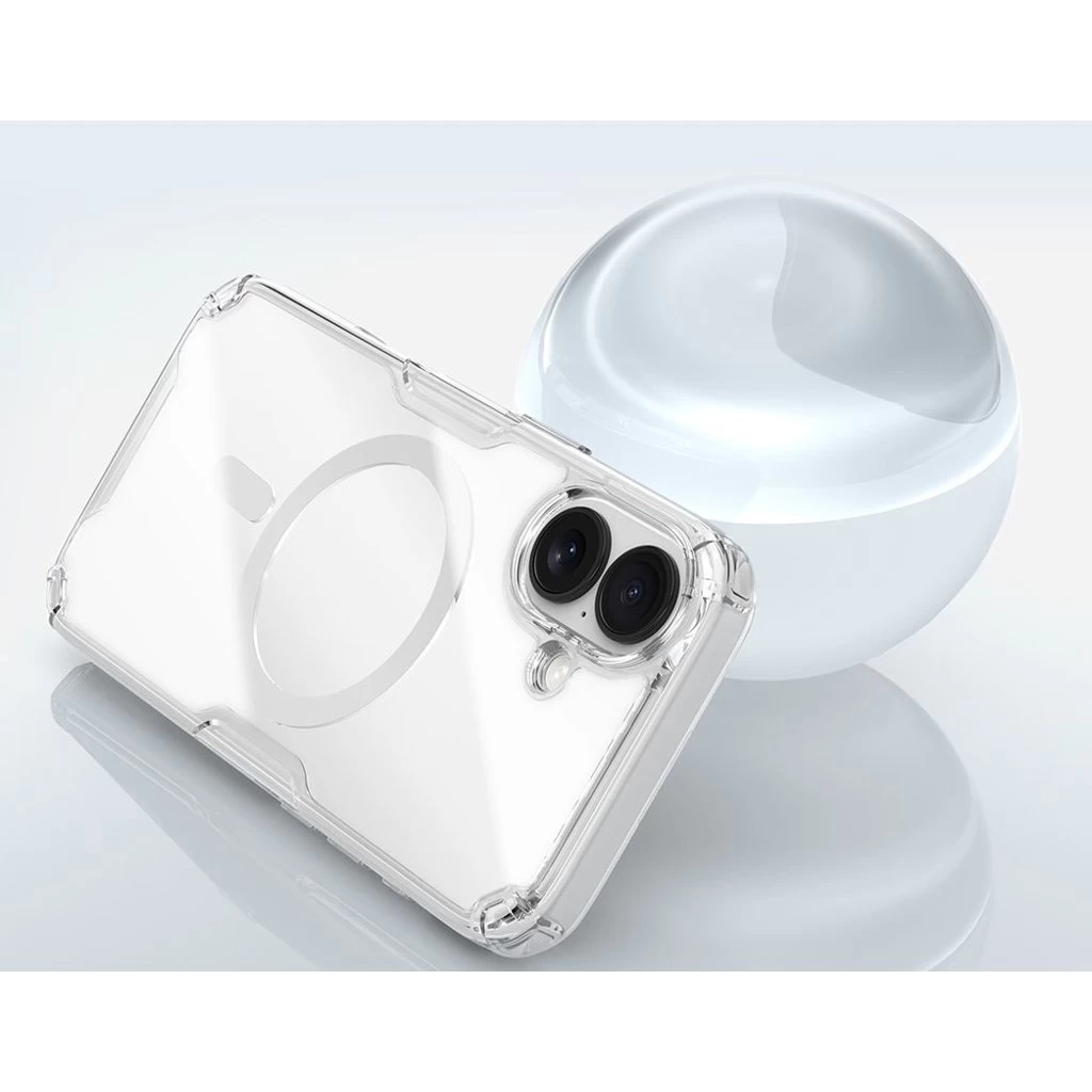 Nillkin Nature TPU PRO mágneses tok Apple iPhone 17 készülékhez átlátszó