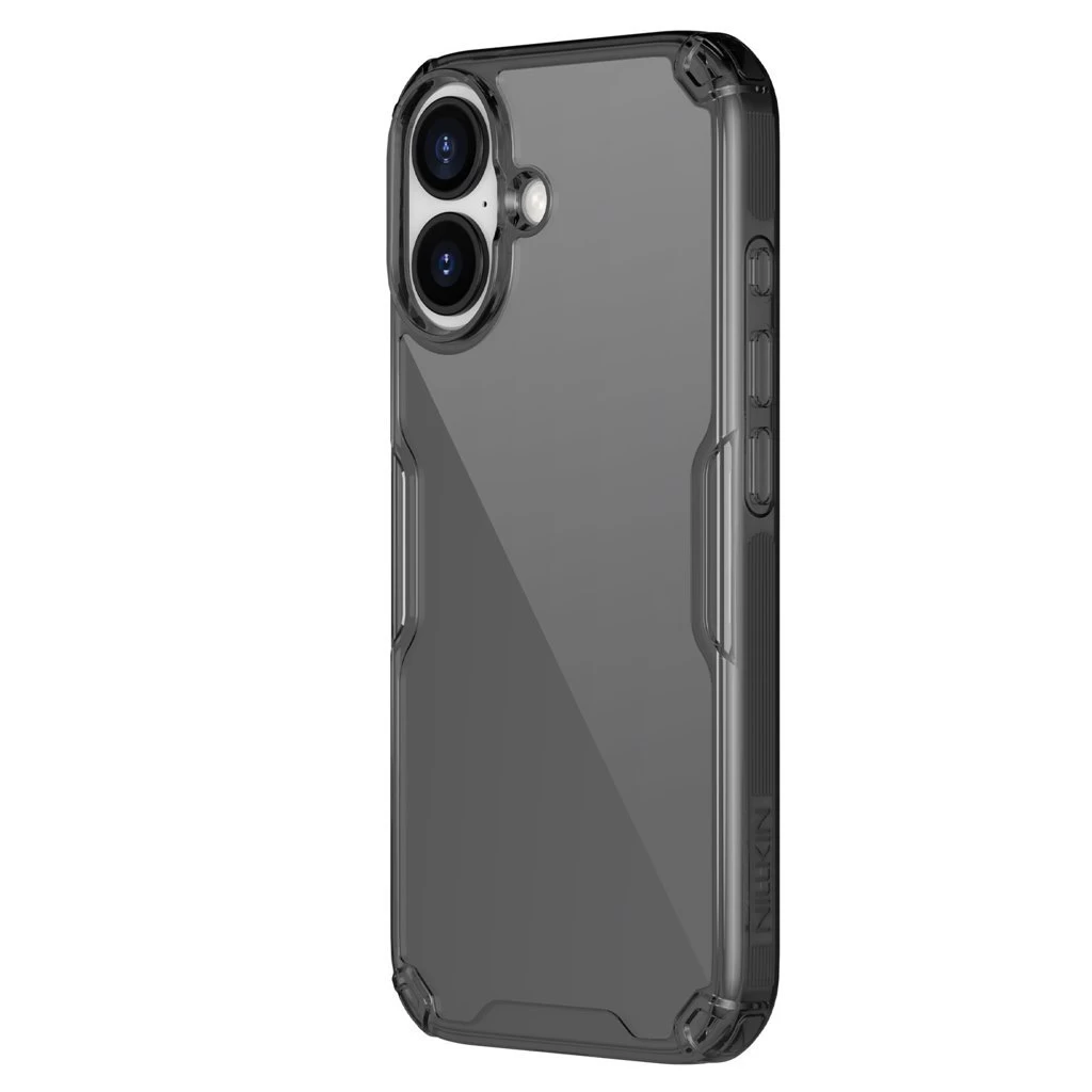 Nillkin Nature TPU PRO tok Apple iPhone 17 készülékhez áttetsző fekete