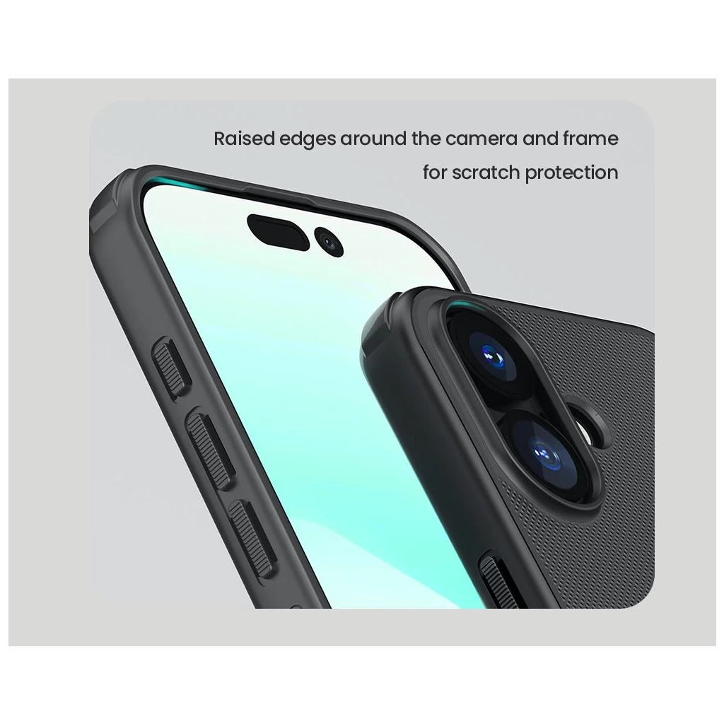 Nillkin Super Frosted PRO mágneses hátsó tok Apple iPhone 17 készülékhez fekete