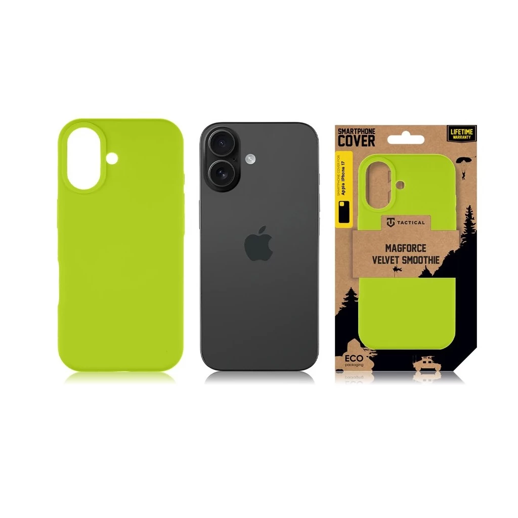 Tactical MagForce Velvet Smoothie tok Apple iPhone 17 készülékhez avokádó