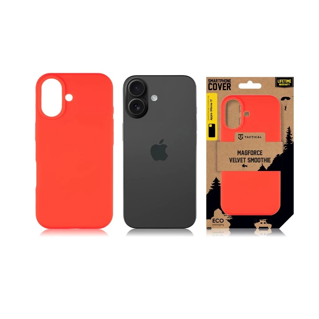 Tactical MagForce Velvet Smoothie tok Apple iPhone 17 készülékhez chilli