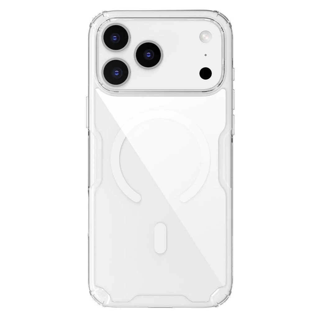 Nillkin Nature TPU PRO mágneses tok Apple iPhone 17 Pro Max készülékhez átlátszó Nillkin Nature TPU PRO mágneses tok Apple iPhone 17 Pro Max készülékhez átlátszó