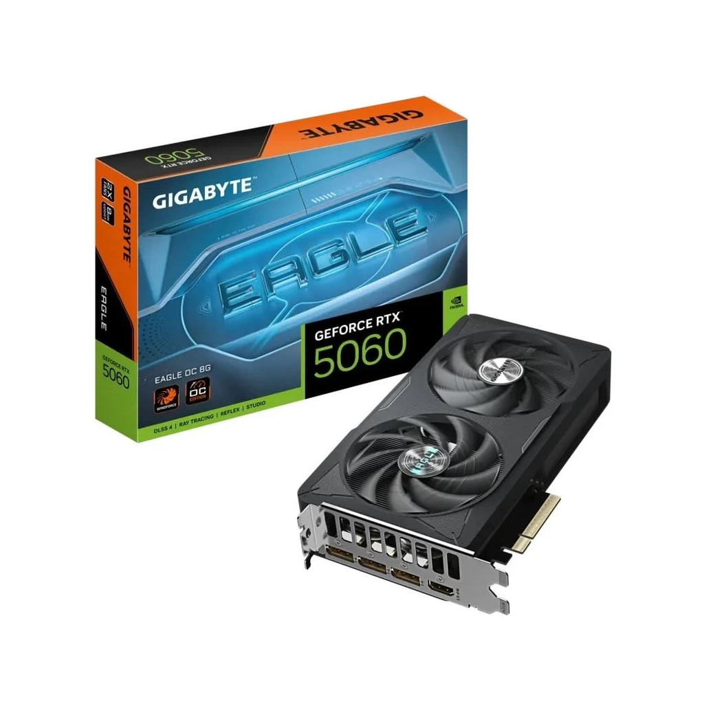 Gigabyte GeForce RTX 5060 8GB EAGLE OC 8G videokártya (GV-N5060EAGLE OC-8GD)