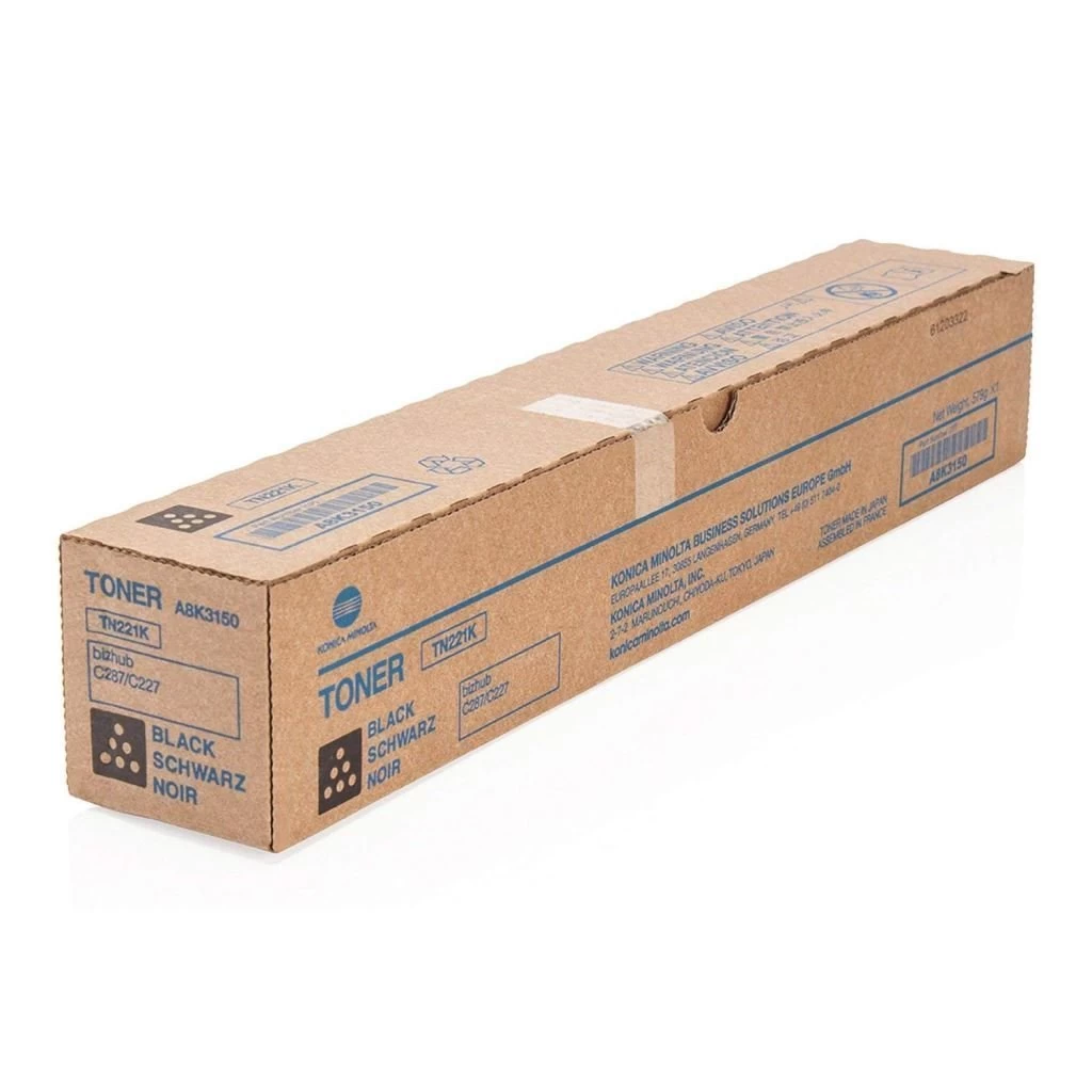 Konica-Minolta TN-221 K toner fekete (A8K3150)