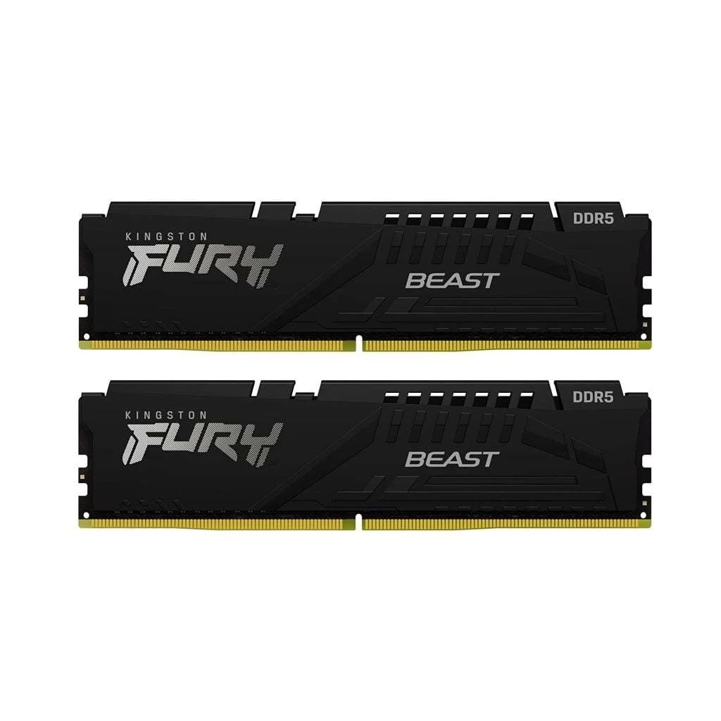 16GB 5600MHz DDR5 RAM Kingston Fury Beast CL40 (2x8GB) (KF556C40BBK2-16)