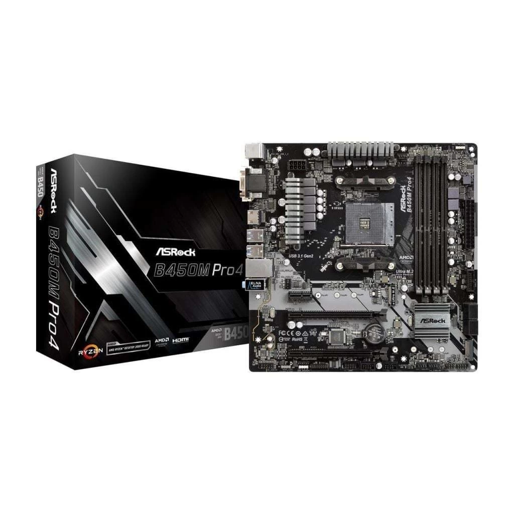 ASRock B450m Pro4 R2.0 Alaplap