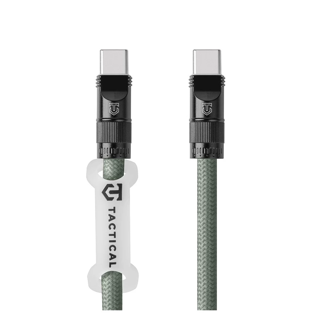 Tactical Wire Snake USB-C kábel 1.2m zöld