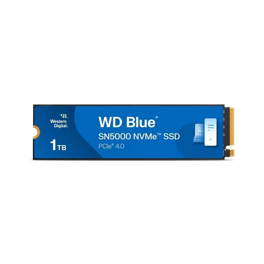 1TB WD Blue SN5000 M.2 NVMe SSD meghajtó (WDS100T4B0E)