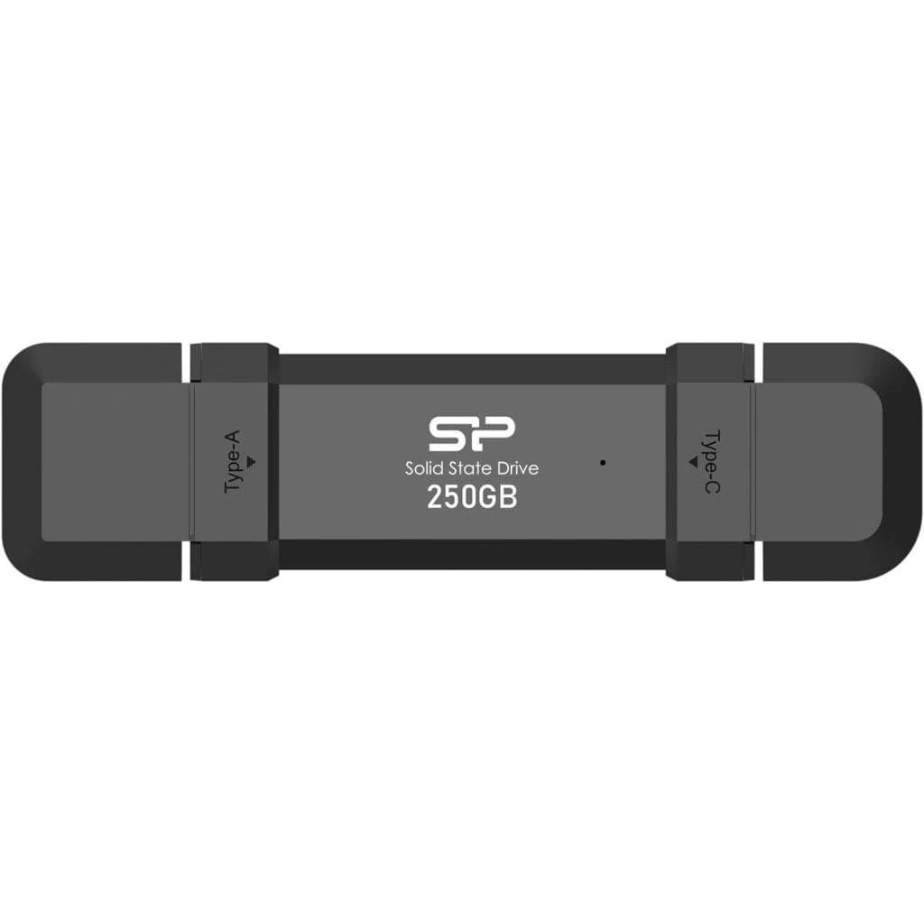 250GB Silicon Power DS72 külső SSD meghajtó fekete (SP250GBUC3S72V1K)