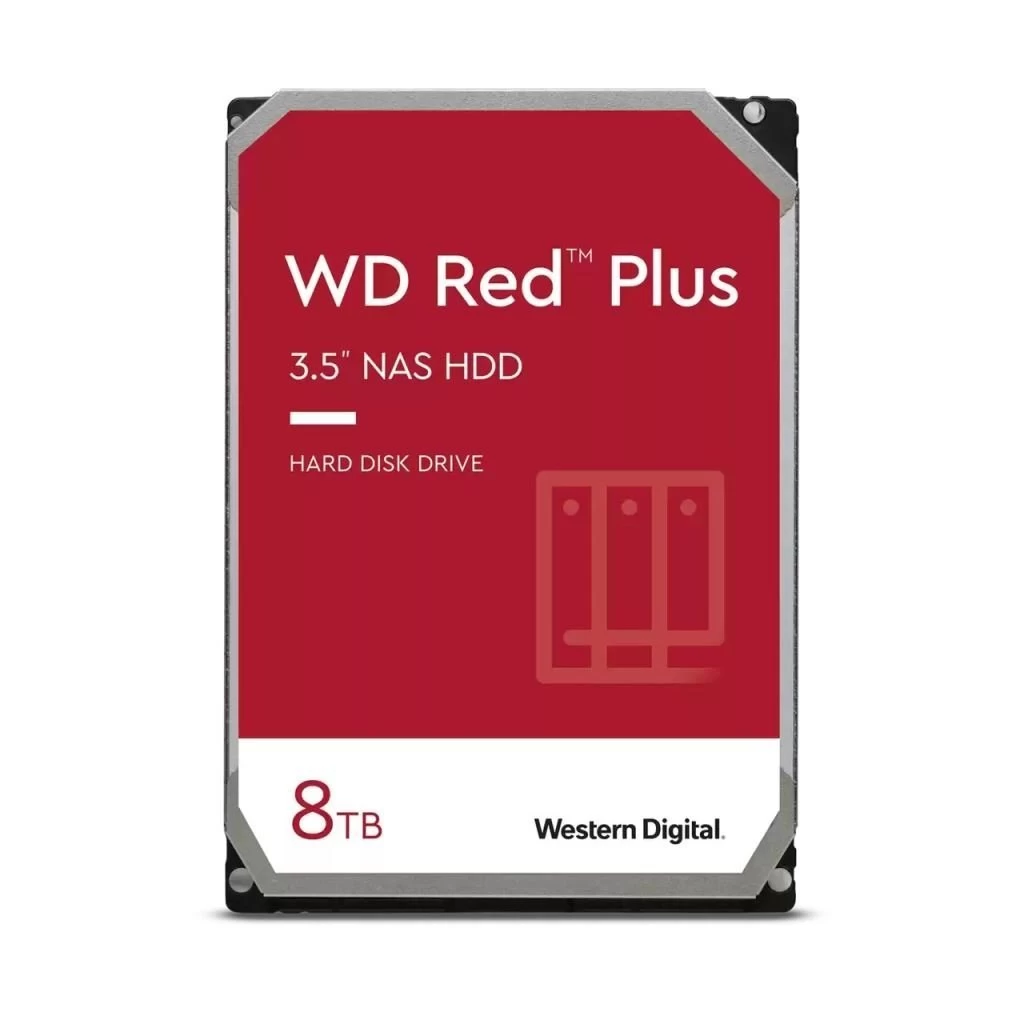 8TB WD 3.5″ SATA-III Red Plus NAS winchester (WD80EFPX)