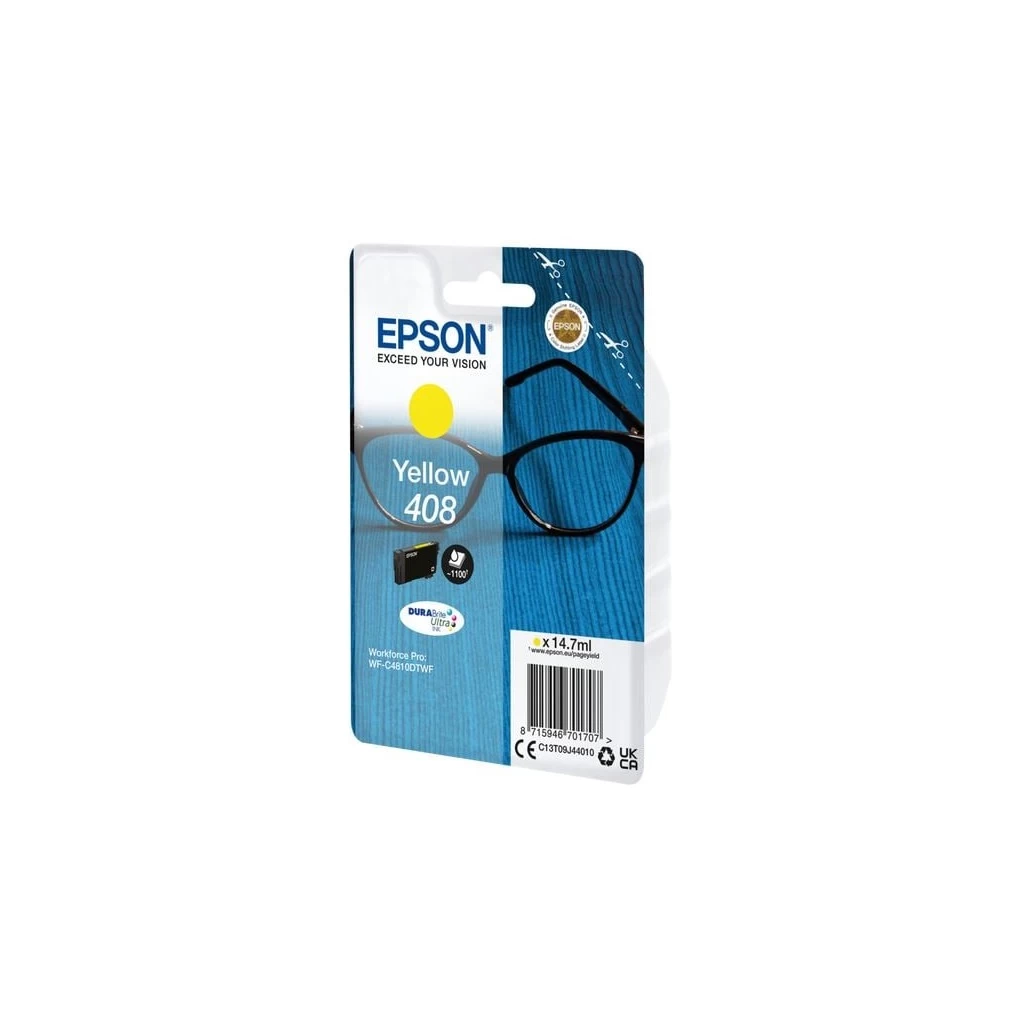 Epson 408 DURABrite Ultra tintapatron sárga (C13T09J44010)