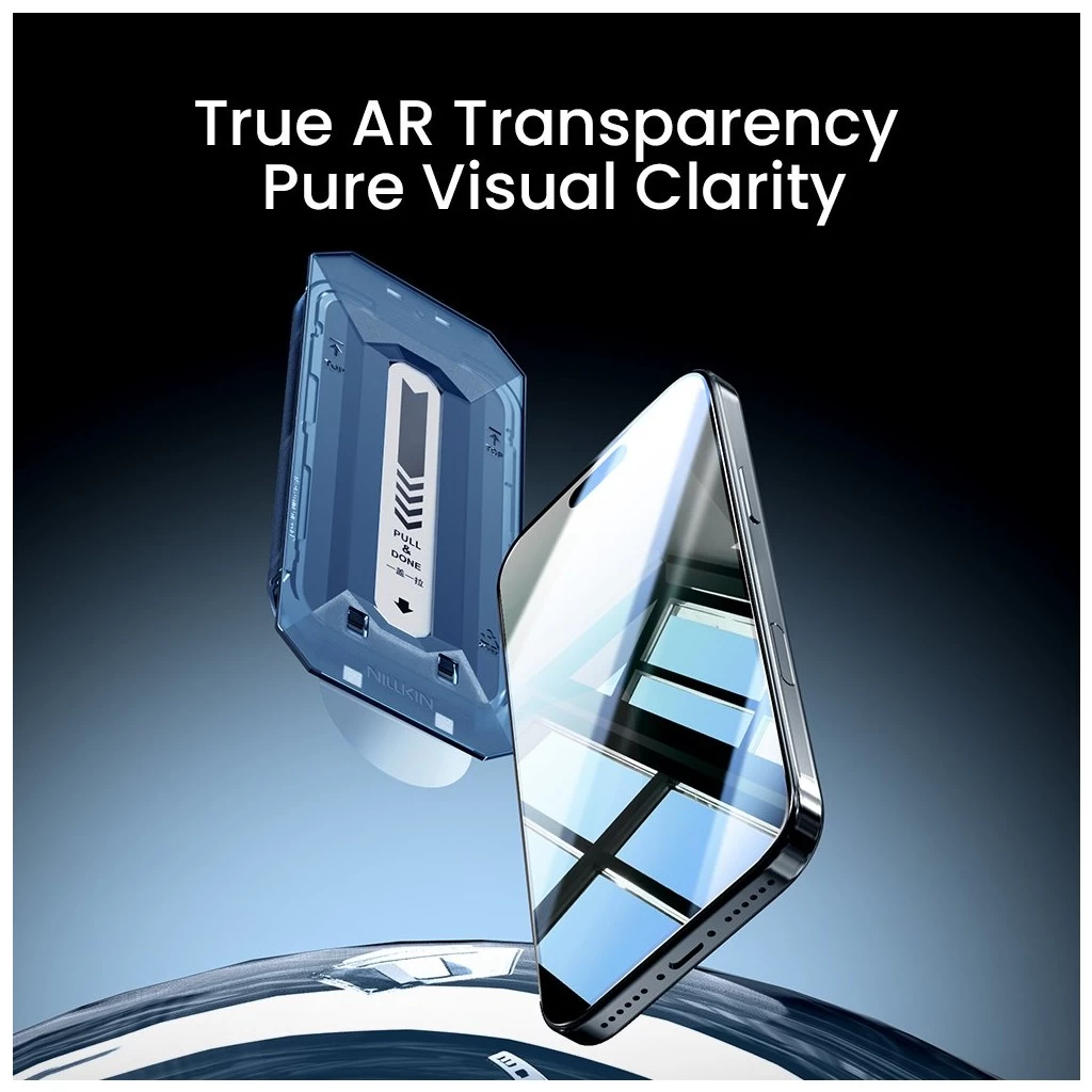 Nillkin edzett üveg kijelzővédő 0.2mm H+ PRO 2.5D anti-reflektív Apple iPhone 17 Pro Max készülékhez applikátorral