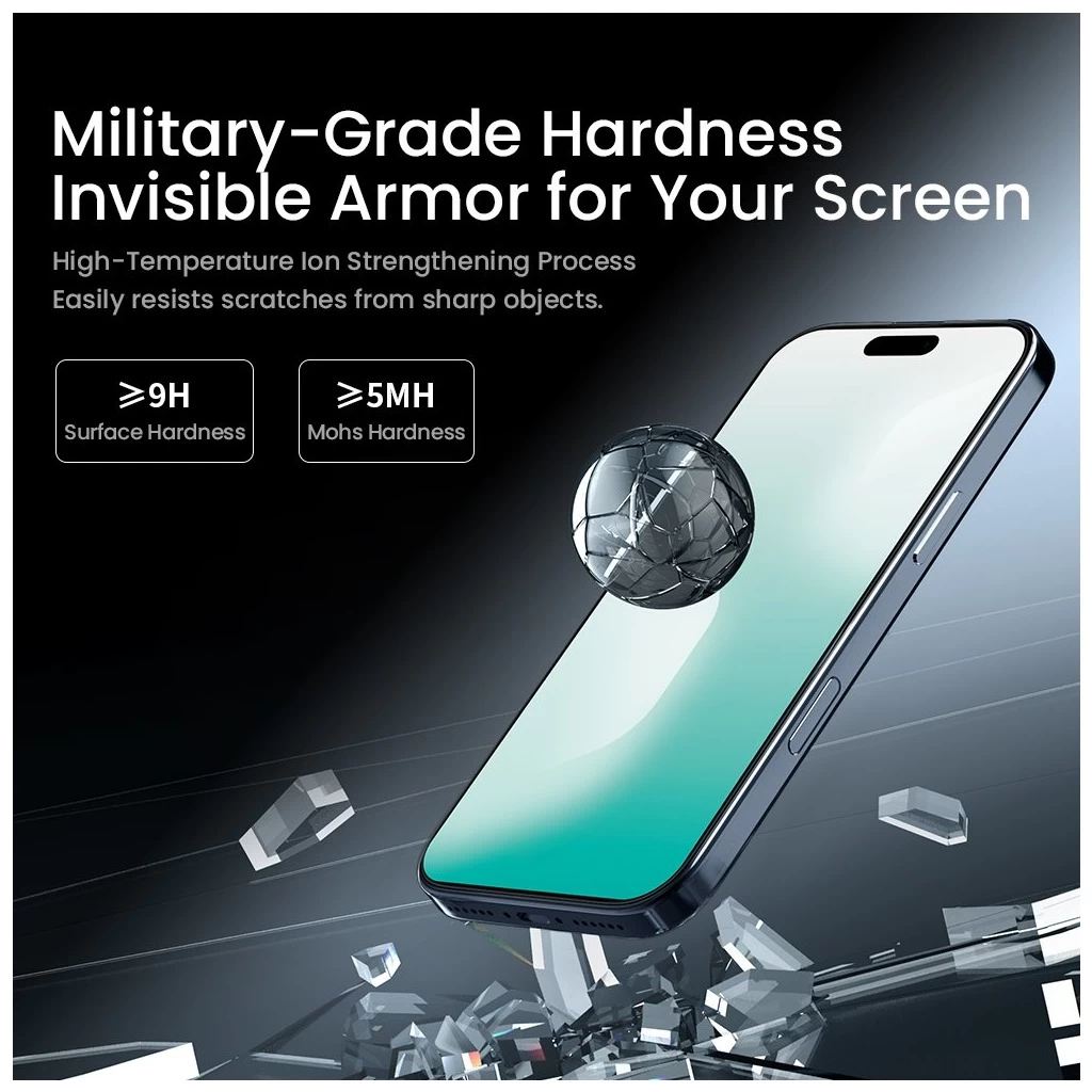 Nillkin edzett üveg kijelzővédő 0.2mm H+ PRO 2.5D anti-reflektív Apple iPhone 17 Pro Max készülékhez applikátorral