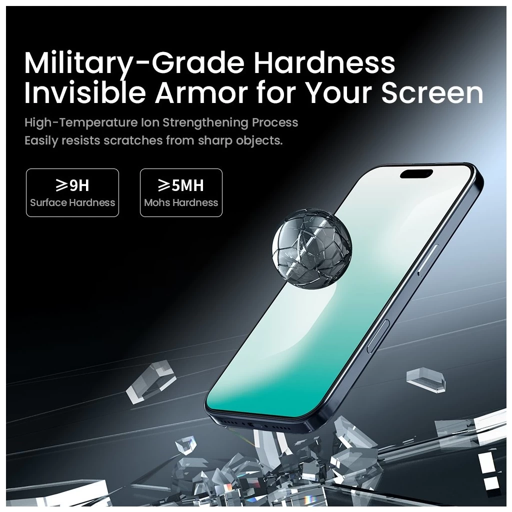 Nillkin Tempered Glass 0.2mm H+ PRO 2.5D Anti-reflektív üvegfólia Apple iPhone 17 Pro készülékhez (alkalmazóval)