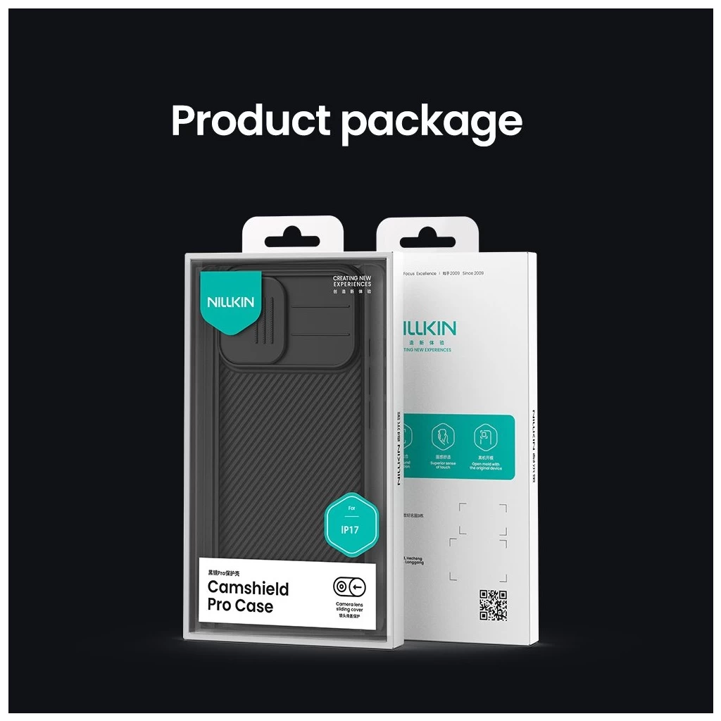 Nillkin CamShield PRO tok Apple iPhone 17 készülékhez sötét zöld