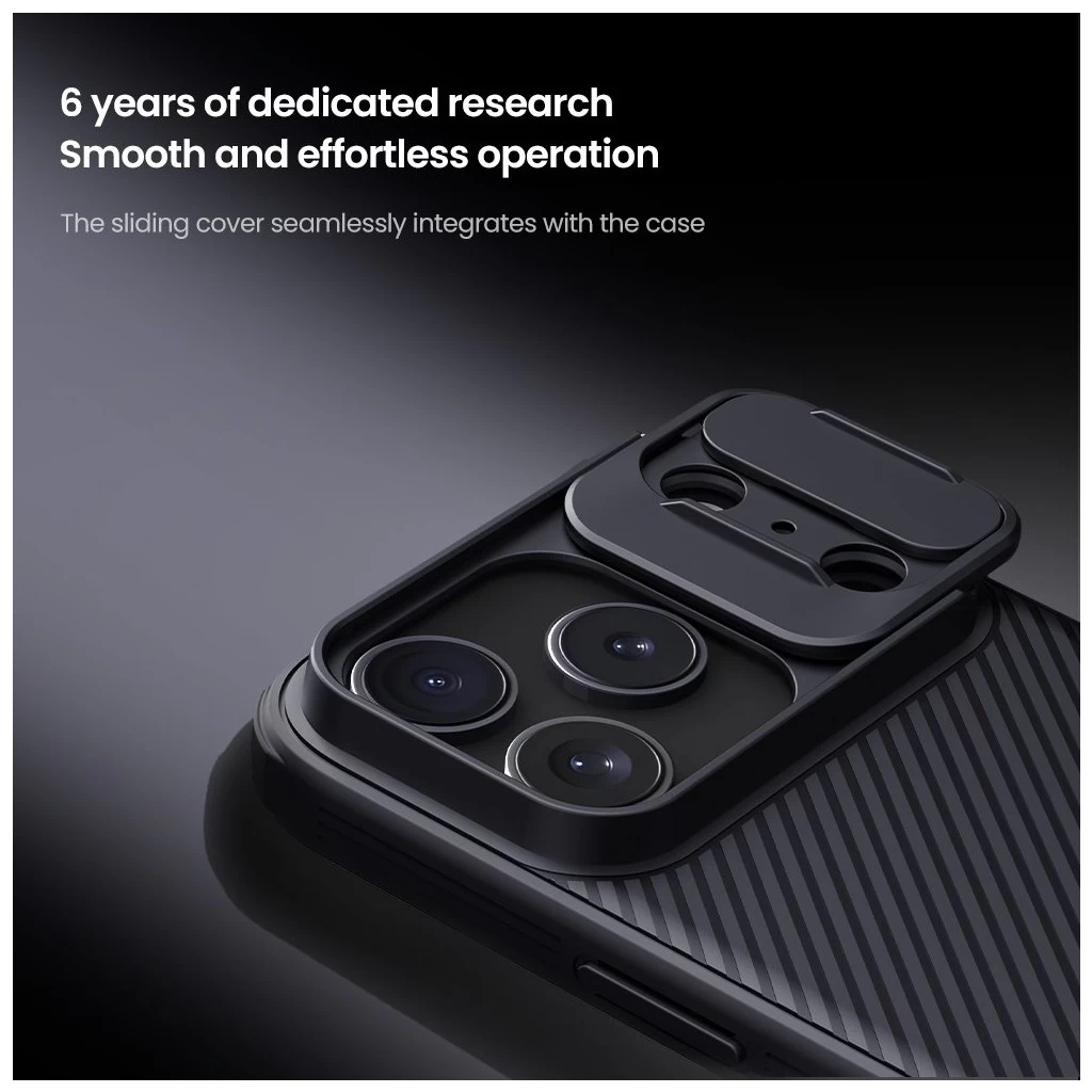 Nillkin CamShield PRO tok Apple iPhone 17 Pro készülékhez sötét zöld