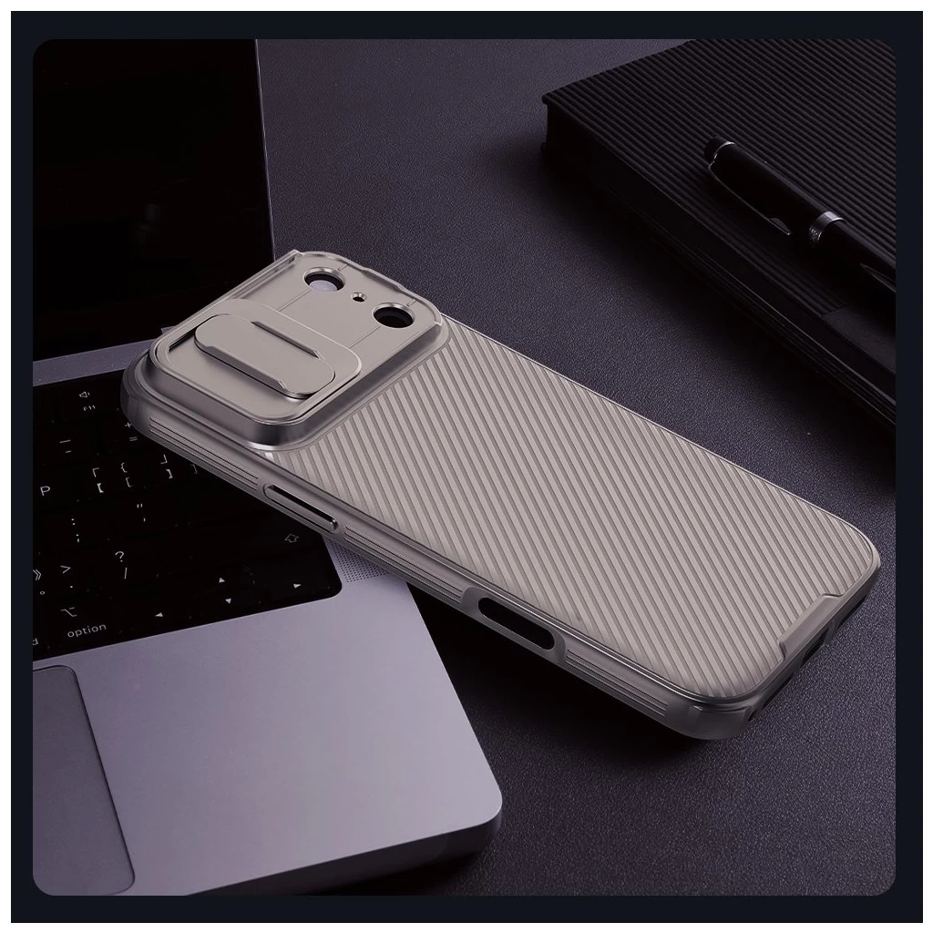 Nillkin CamShield PRO tok Apple iPhone 17 Pro Max készülékhez arany