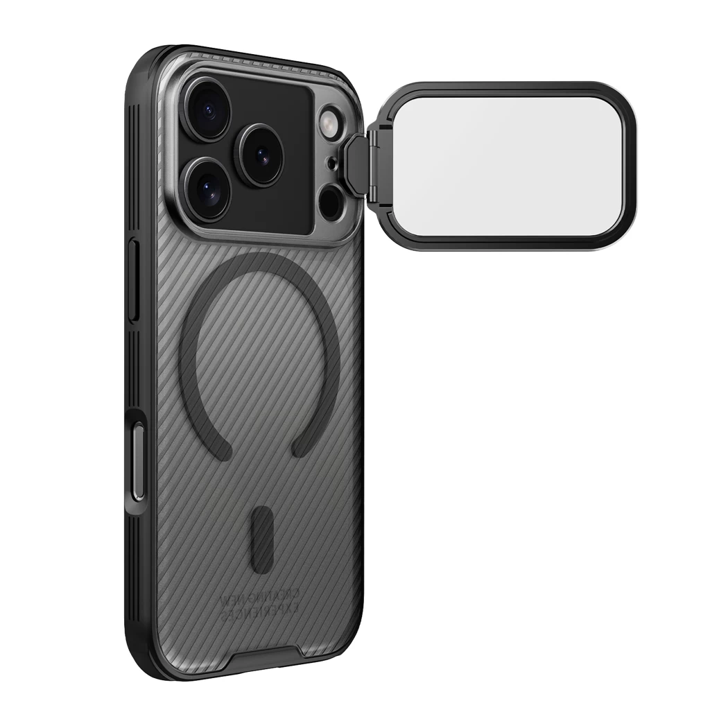 Nillkin CamShield Prop Magnetic tok Apple iPhone 17 Pro készülékhez átlátszó fekete