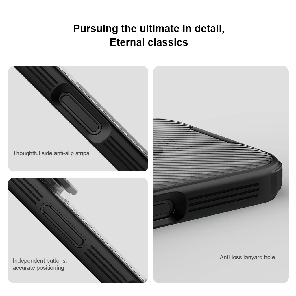 Nillkin CamShield Prop Magnetic tok Apple iPhone 17 Pro készülékhez átlátszó fekete