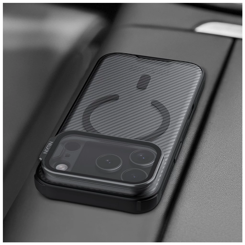 Nillkin CamShield Prop Magnetic tok Apple iPhone 17 Pro készülékhez átlátszó fekete