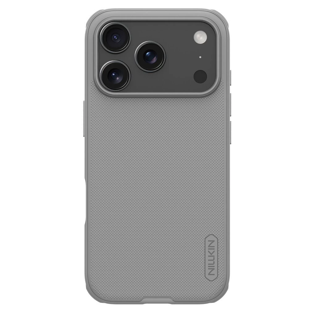 Nillkin Super Frosted PRO hátsó tok Apple iPhone 17 Pro Max készülékhez titánszürke