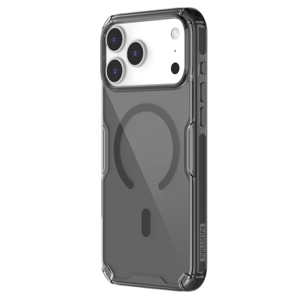 Nillkin Nature TPU PRO mágneses tok Apple iPhone 17 Pro Max készülékhez átlátszó fekete