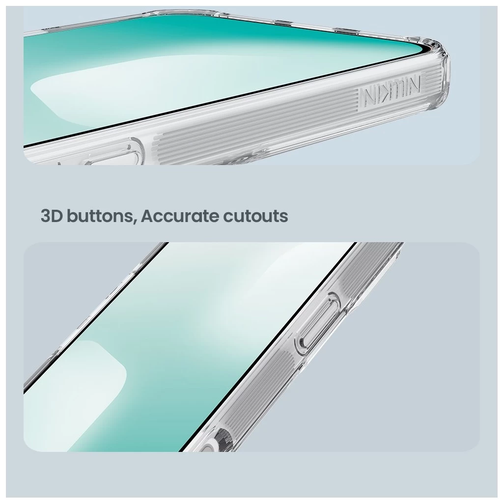 Nillkin Nature TPU PRO mágneses tok Apple iPhone 17 Pro Max készülékhez átlátszó fekete