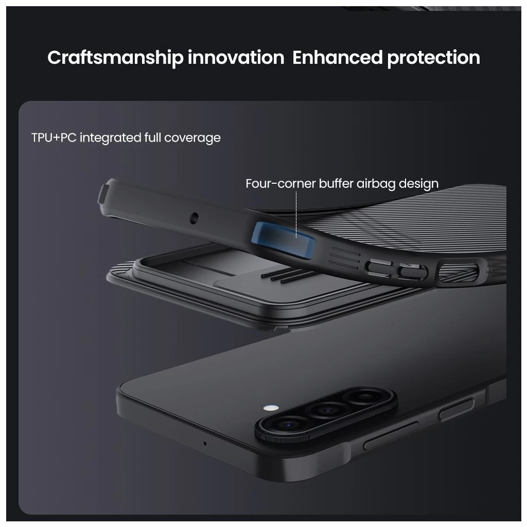 Nillkin CamShield PRO tok Samsung Galaxy A17 5G készülékhez fekete