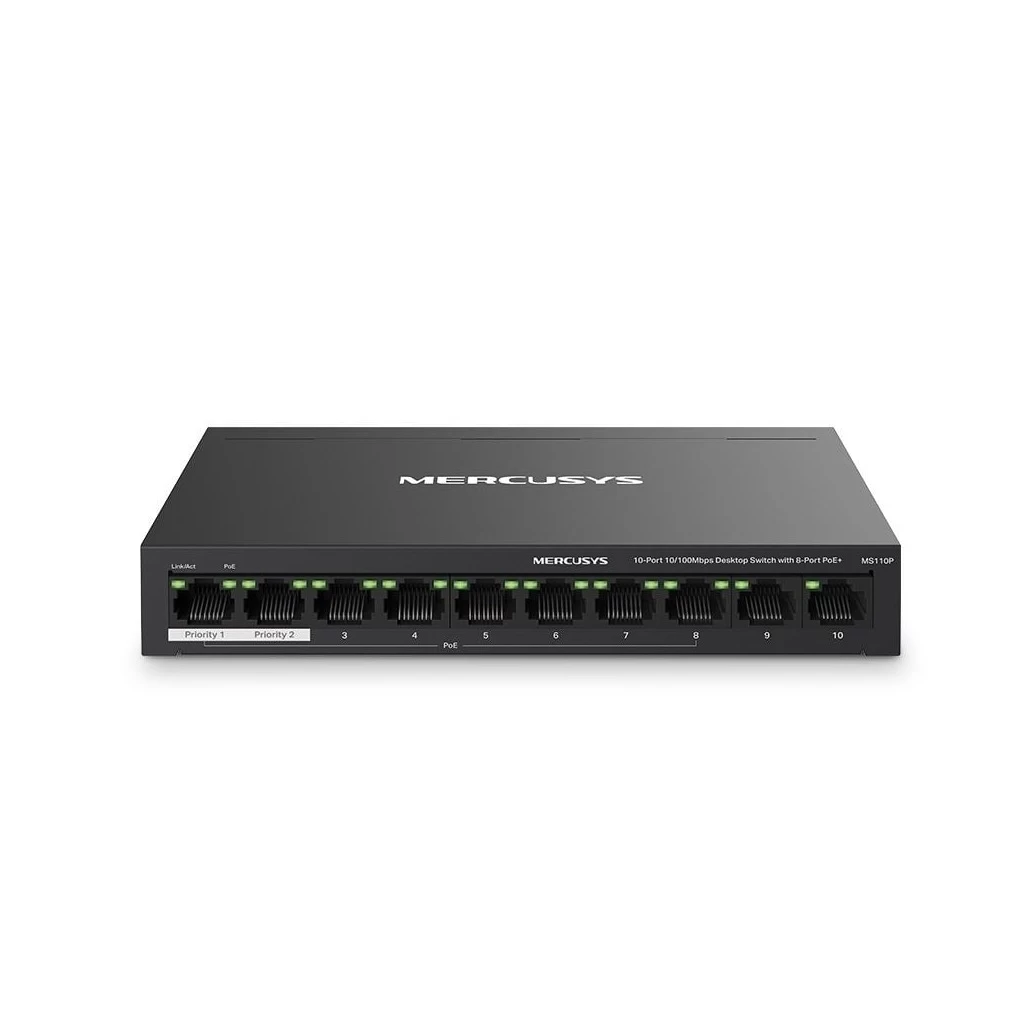 MERCUSYS 10 portos POE+ switch (MS110P)