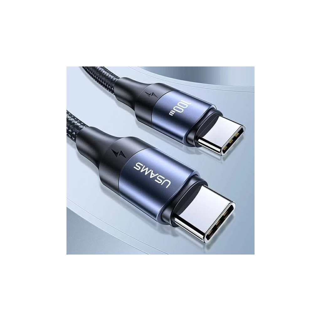 Usams SJ524USB01 Type-C -Type-C gyorstöltő kábel 100W, 120cm (1375899)