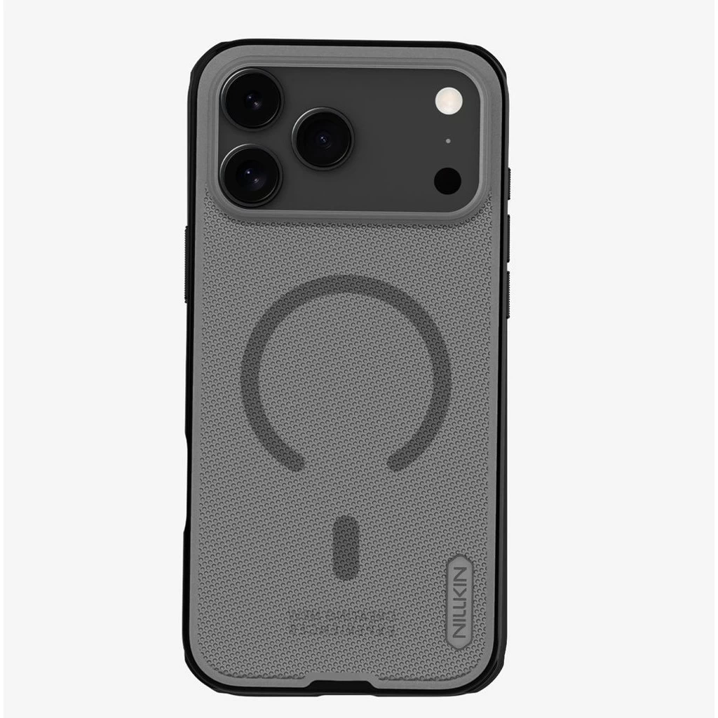 Nillkin Super Frosted PRO Magnetic hátsó tok az Apple iPhone 17 Pro Max készülékhez – átlátszó fekete