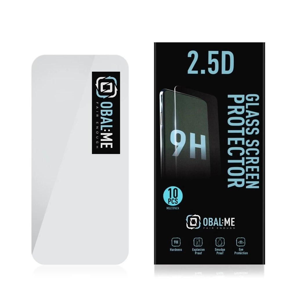 OBAL:ME Multipack 2.5D üveg kijelzővédő Apple iPhone Air készülékhez, átlátszó (10pcs)